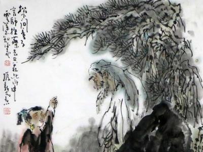 中國美術(shù)家協(xié)會理事翁振新人物畫欣賞