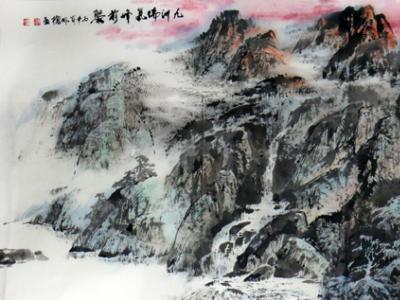 吳成槐最新山水畫作品欣賞