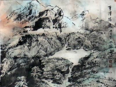 山水蒼茫 梅花清香——吳成槐國畫佳作亮相“2018首屆文化藝術(shù)品（銀川）博覽會成功美術(shù)館名家精品展”