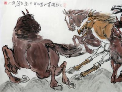 柴京津畫作品入成功網(wǎng)（微）拍六十三期