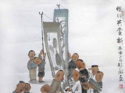 墨象耕硯解“畫”語——著名畫家周矩敏水墨人物精品畫作