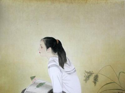 林啟泉工筆畫作上拍成功書畫網（微）拍第六十六期
