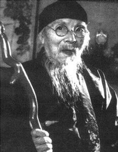 齊白石的紅漆拐杖
