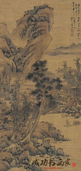 論藍(lán)瑛山水繪畫的藝術(shù)特色及成就