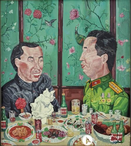 劉煒《革命家庭系列：晚宴》