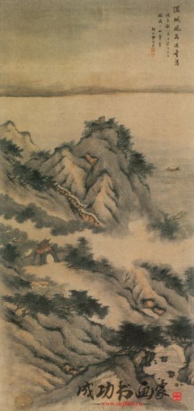 《滿城風雨近重陽》立軸賞析