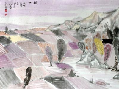 夢里風光 筆墨田園——彩墨山水畫家周菁訪談