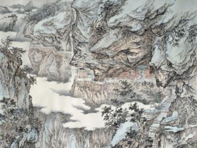 透過《云山秋水圖軸》看元代山水畫鑒定