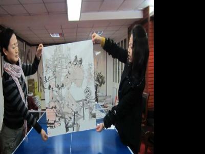 神州詩書畫報社最新收藏喬宜男畫作展示