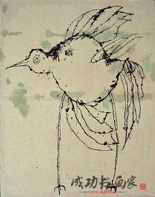 畫家葉永青作品引網(wǎng)友口水 一幅丑鳥拍出25萬(wàn)
