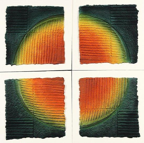 ▲美國Marjorie Tomchuk《Star Burst I,II,III,IV》