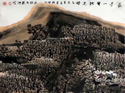 蒼茫天地——石家莊美協(xié)名譽主席李桂泱先生山水畫新作賞析