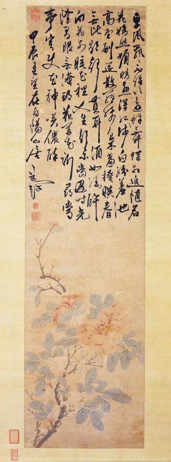 陳淳，《牡丹圖》