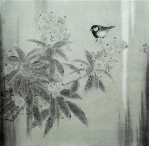 《仲中曉小品》68×68cm