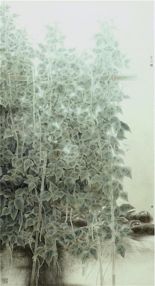 《惠風和暢》180×97cm