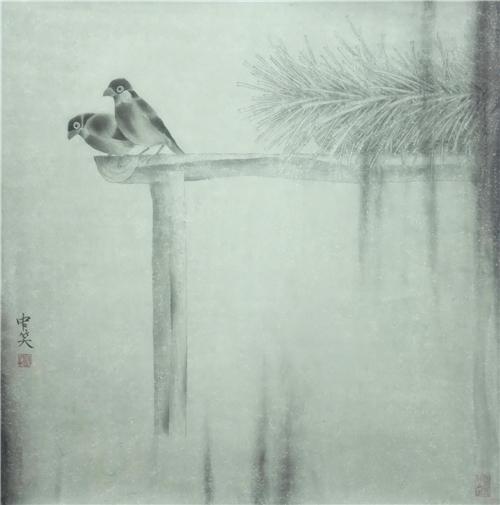 《仲中曉小品》68×68cm