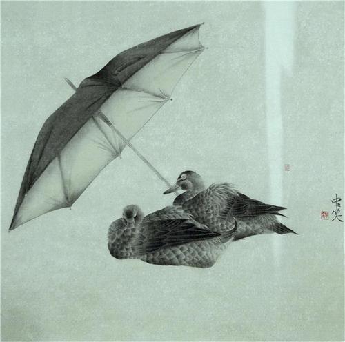 《仲中曉小品》68×68cm