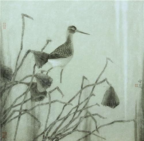 《仲中曉小品》68×68cm