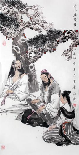 陳和蓮人物畫作品《千古廣陵散》入成功網（微）拍九十五期