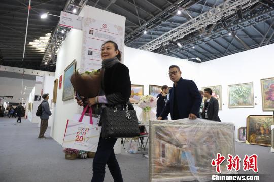 11月5日，2017上海藝術(shù)博覽會(huì)在上海世博展覽館落下帷幕。官方供圖