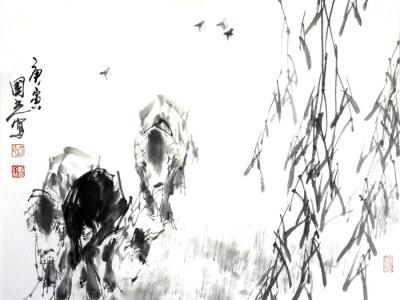 楊國光畫作入展“墨潭蓮實?丁酉成功美術館館藏隴上當代書畫藝術名家作品雙線聯展”