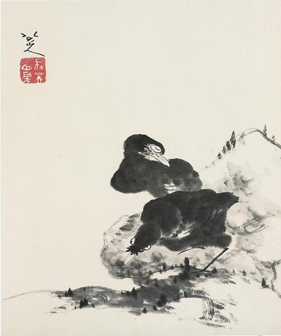 墨點(diǎn)無多淚點(diǎn)多的八大山人