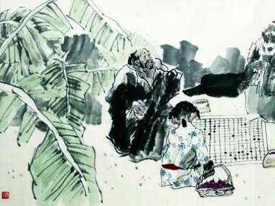 著名人物畫家李寶峰畫作入展“墨潭蓮實·丁酉成功美術館館藏隴上當代書畫藝術名家作品雙線聯展”