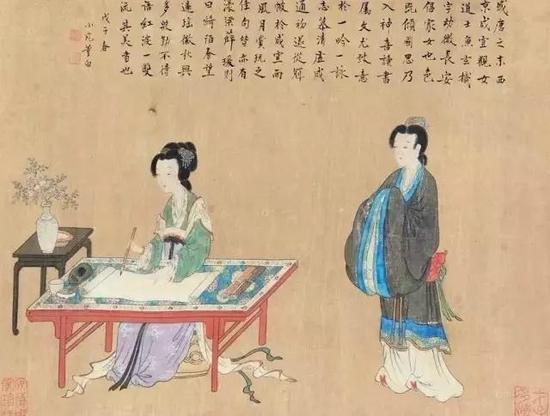 董小宛《仕女圖》