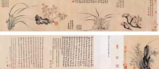 馬湘蘭《花鳥圖》