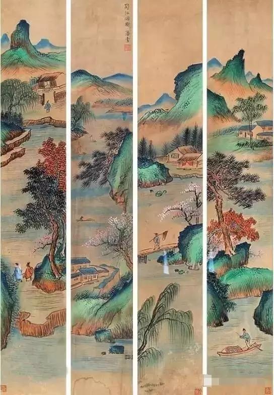 《疊嶂秋色》