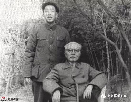 豐子愷、胡治均合影（一）