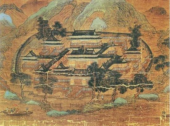 王維《輞川圖》（后世摹本）