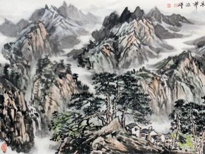 孫延祥山水畫上拍成功書畫網(wǎng)（微）拍第九十九期拍賣