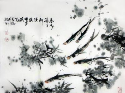 張萬(wàn)琪花鳥畫上拍成功書畫網(wǎng)（微）拍第九十九期拍賣