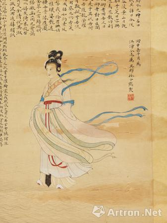 東方“蒙娜麗莎”：徐子鶴畫《洛神》