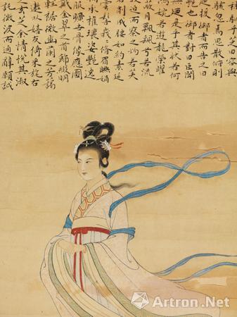 徐子鶴與《洛神》：一代丹青名家的珍貴畫作