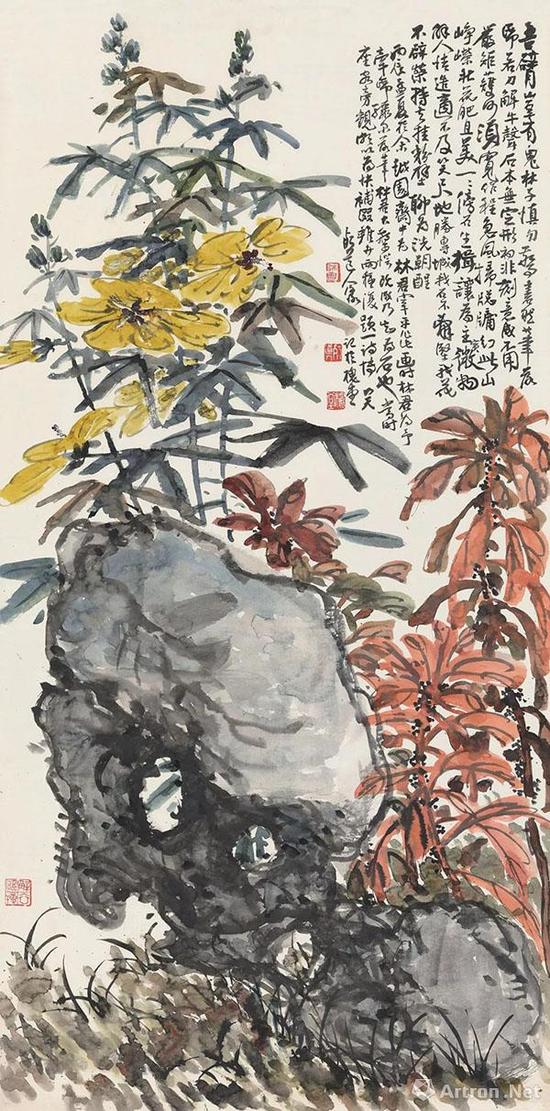 陳師曾《花石圖》 中國嘉德2013春拍