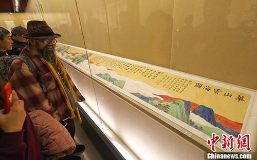 “川籍”名畫走進國博 “張大千藝術展”北京開展