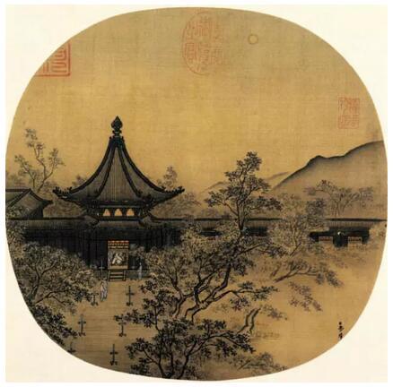 馬麟《秉燭夜游圖》