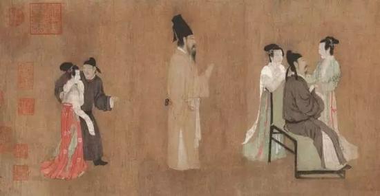 《韓熙載夜宴圖》第五段