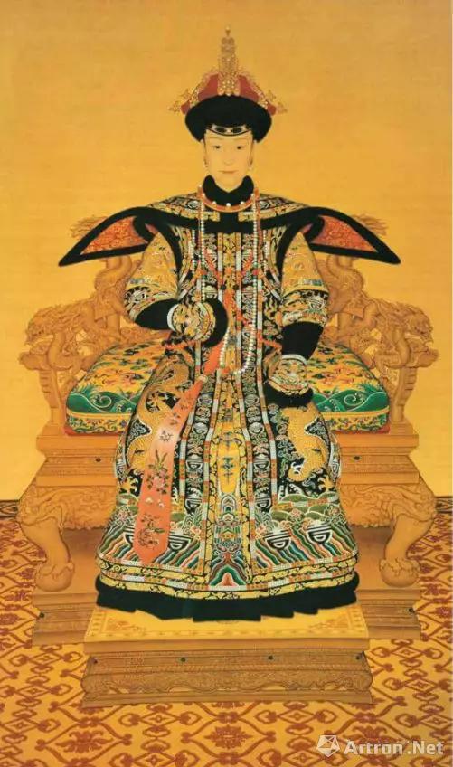 清《孝賢純皇后》故宮博物院藏