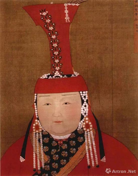 《元世祖皇后像》 臺北故宮博物院藏