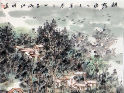 以古鑄新——段新明先生國畫作品在“第23屆廣州藝博會?館藏名家精品展”上獲盛贊