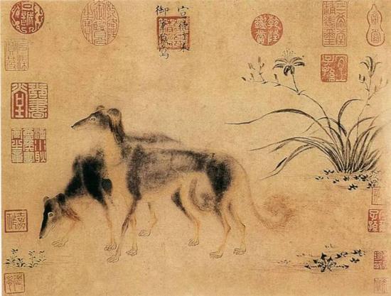 明，朱瞻基，《雙全圖》