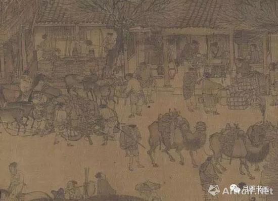 宋本《清明上河圖》城內第一家是稅務所（圖10）