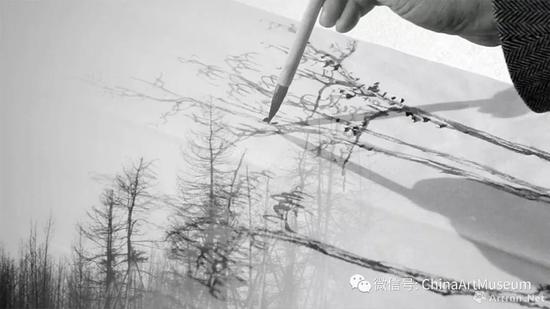 潘公凱課徒倪瓚