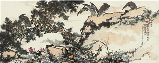 潘天壽 光華旦旦圖 1964年 潘天壽紀(jì)念館