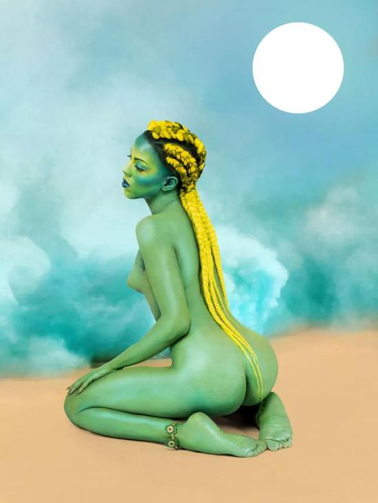Juliana Huxtable, 《Untitled in the Rage （Nibiru Cataclysm）》，2015。圖片：Courtesy of the Solomon R. Guggenheim Museum，New York；?Juliana Huxtable