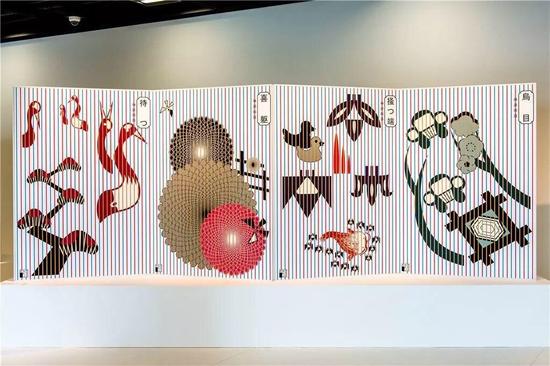 21世紀Rimpa海報大賽參展作品，2015 。圖片來自銀座圖形畫廊