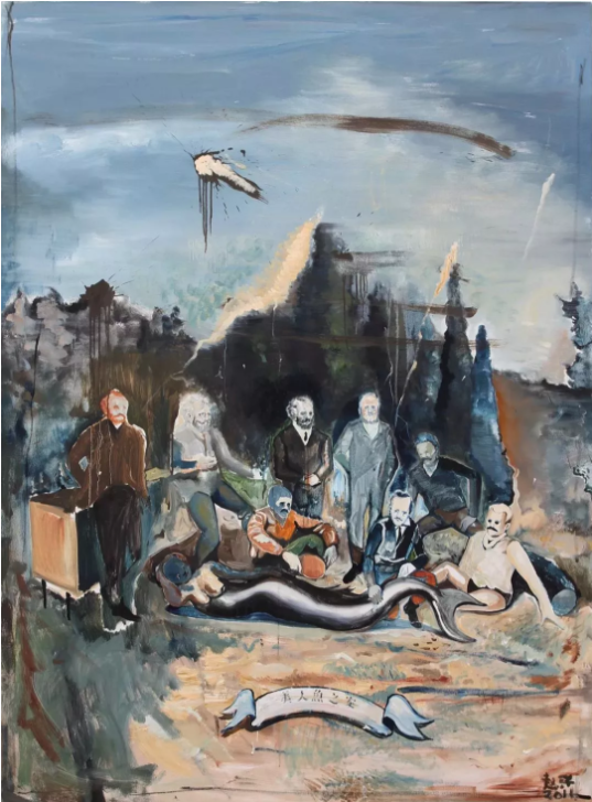圖注：趙洋，《美人魚之家（系列F）》， 2011，150×200cm，布面油畫